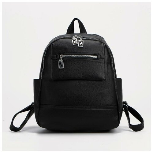 фото Рюкзак на молнии, цвет чёрный noname