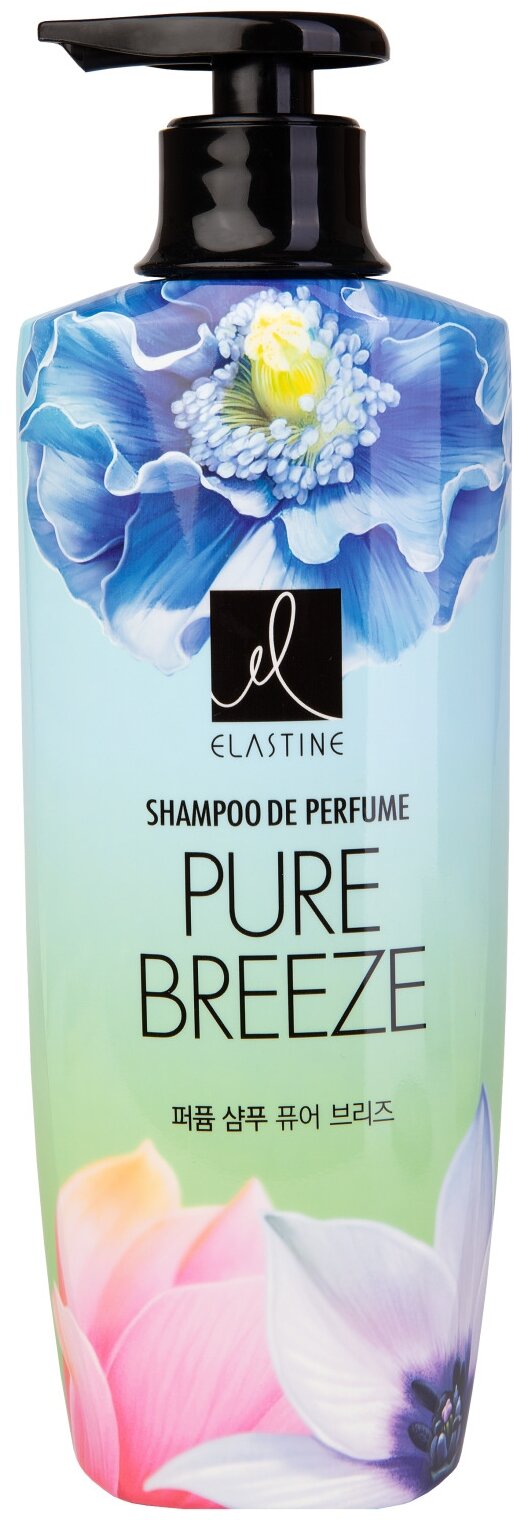 Elastine Парфюмированный шампунь для всех типов волос Perfume Pure breeze 600 мл