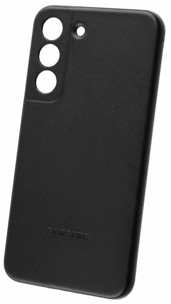 Чехол Samsung Leather Cover S22 черный (EF-VS901)