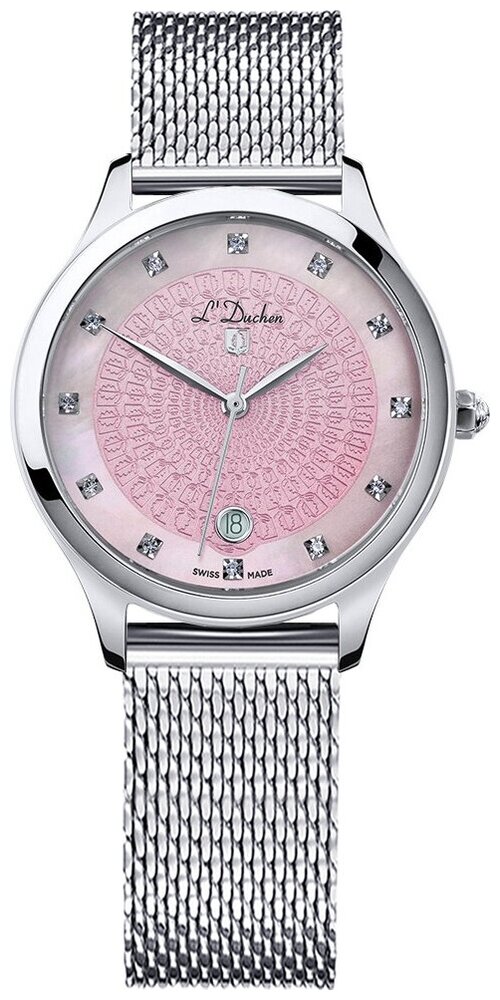 Наручные часы LDuchen Grace 72164, розовый, серебряный