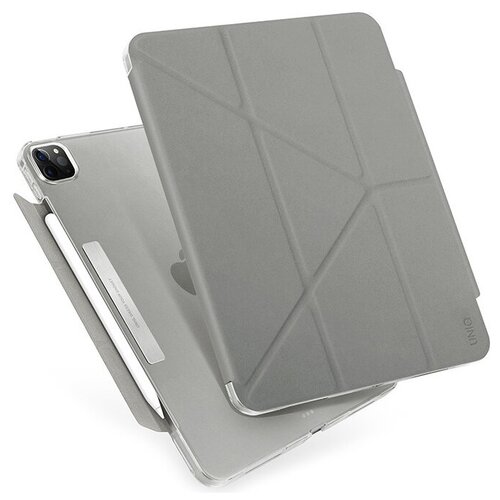 Чехол Uniq Camden Case для iPad Pro 11 (2020-2021) серый (Grey) чехол uniq для ipad pro 11 2021 2020 moven maroon red
