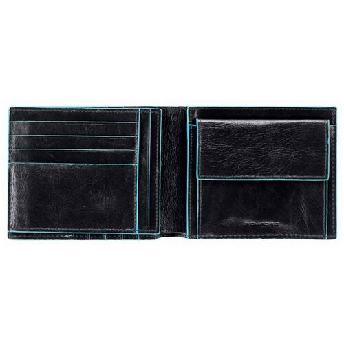 фото Кошелек мужской piquadro blue square pu1240b2/n черный натур.кожа