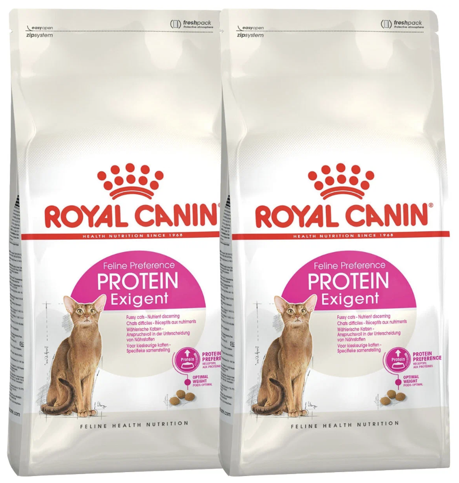 Сухой корм ROYAL CANIN PROTEIN EXIGENT для привередливых взрослых кошек (10 + 10 кг)