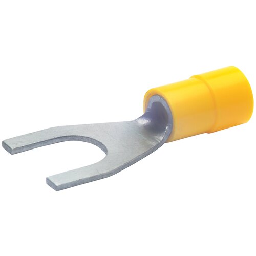 650C6 Вилочный изолир. наконечник 4,0-6,0мм2 под винт М 6 (желт.)