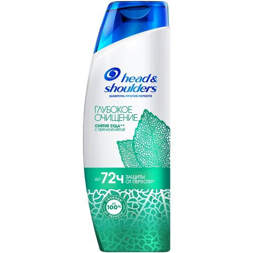 Head & Shoulders Глубокое Очищение Снятие Зуда / Шампунь Против Перхоти 300 мл