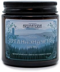 Ароматическая свеча "Предназначение ", Aromateria, 120 мл. / из соевого воска / С хлопковым фитилём