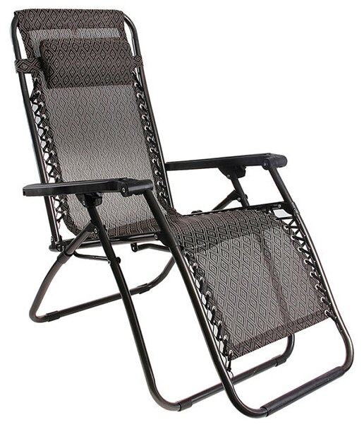 фото Шезлонг Maclay 134157, 177х113х66 см, до 100 кг