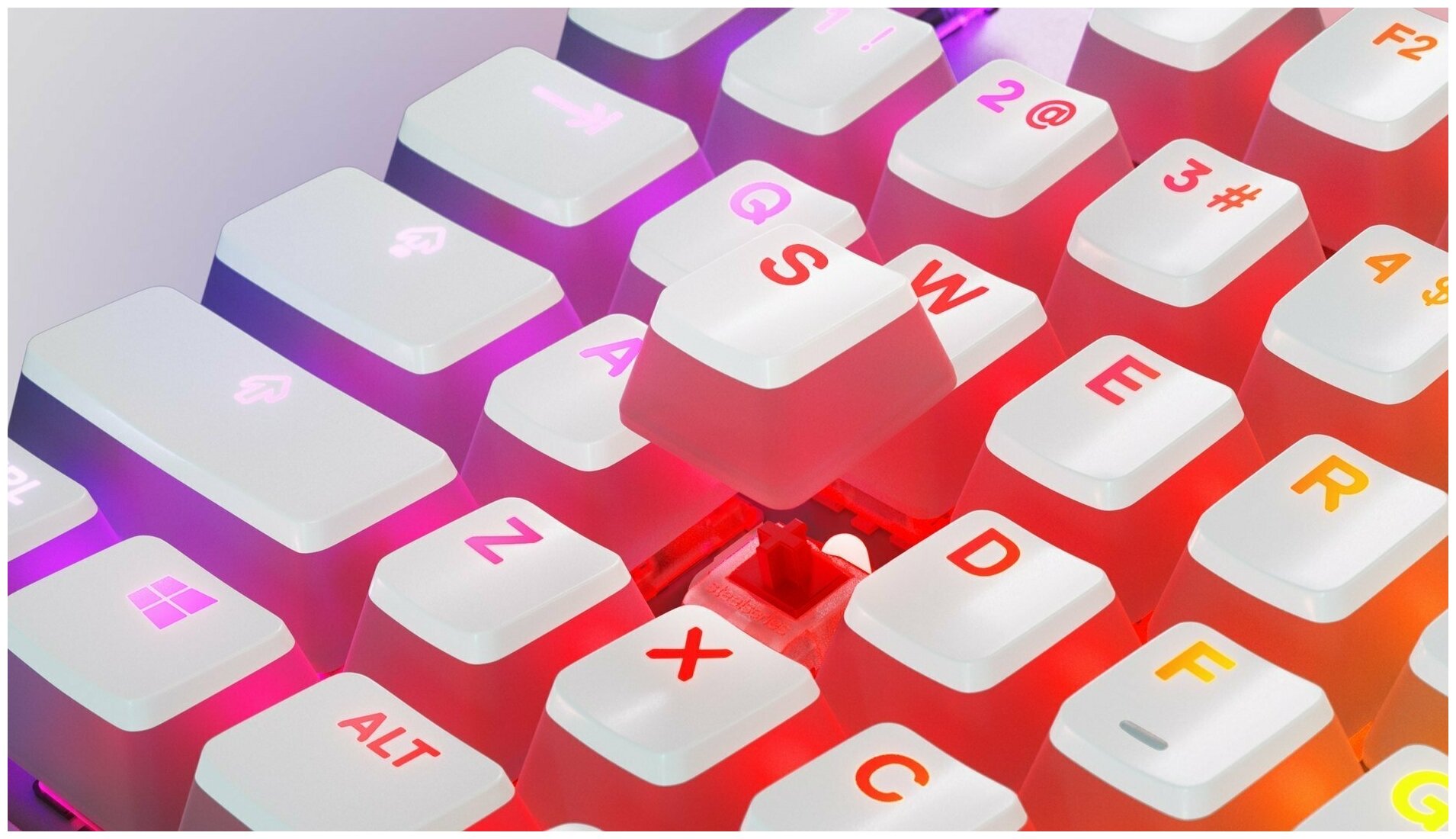 Игровая клавиатура SteelSeries Apex 7 TKL Ghost Red Linear