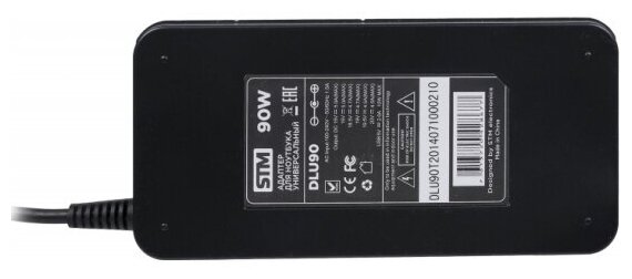 Адаптер питания от сети STM для ноутбуков DLU90, 90W, EU AC power cord& Car Cigaratte Plug, USB(2.1A)