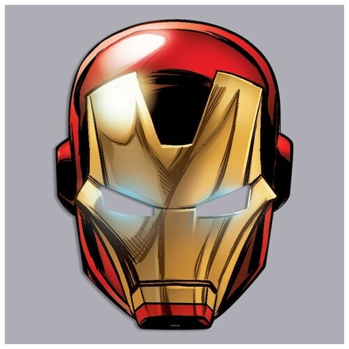 фото Маска карнавальная "железный человек", мстители marvel