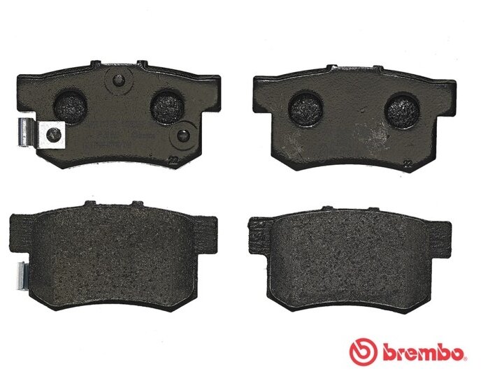 Дисковые тормозные колодки задние brembo P28022 (4 шт.)