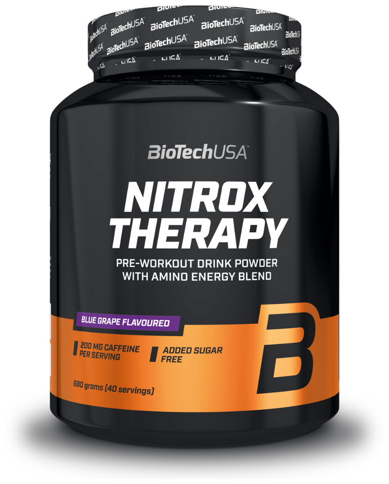 BioTechUSA Nitrox Therapy 680 гр, голубой виноград