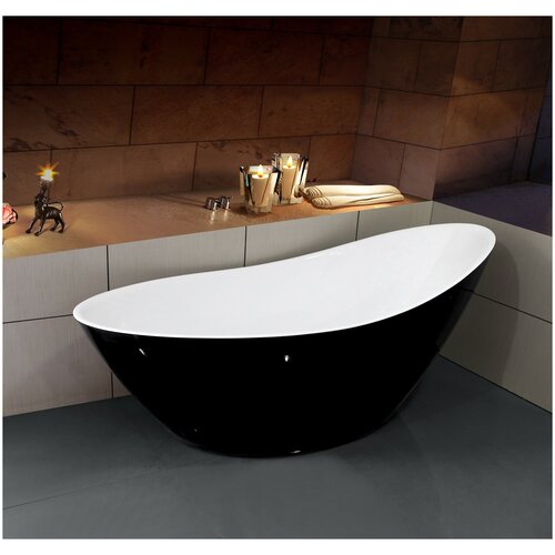 Акриловая ванна Esbano London (Black). Размер: 1800x800x750.