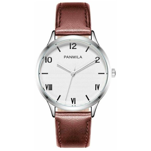 Наручные часы Panmila Наручные часы Panmila P0422M-DZ1WCW fashion женские, серебряный, коричневый