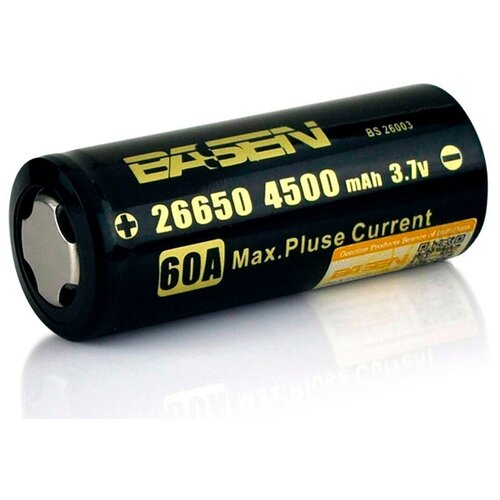 Аккумулятор 26650 Basen BS 26003 , 60A - 4500 mAh