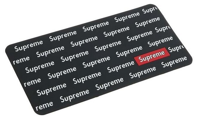 Коврик противоскольязщий 30×15 см Supreme черный