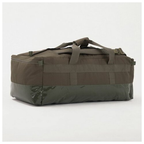 Сумка-рюкзак туристическая Huntsman 100 л, отдел на молнии, 2 наружных кармана, зеленый