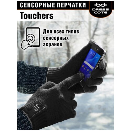 фото Touchers сенсорные перчатки для смартфонов (размер m) черные dress cote