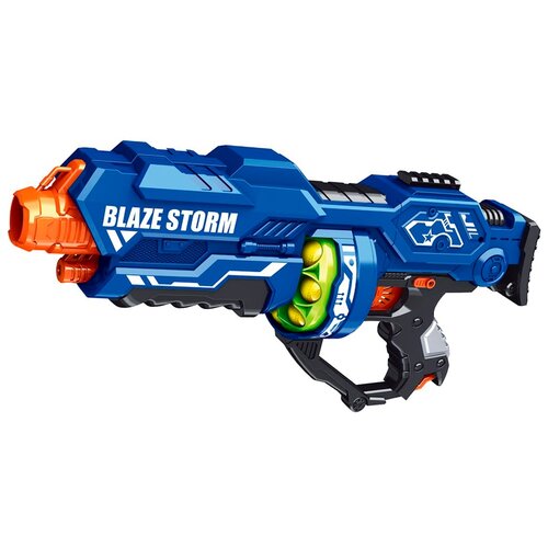 Бластер ZeCong Toys BlazeStorm ZC7116, 20 см, синий/зеленый/оранжевый