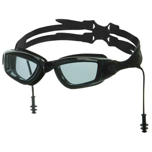 Очки для плавания, силикон, с берушами ATEMI N8600