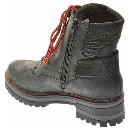 фото Ботинки soliver женские зимние, размер 36, цвет черный, артикул 26245-25-001 s.oliver