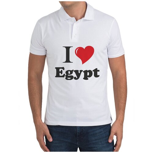 фото Рубашка- поло coolpodarok путешествия. i love egypt