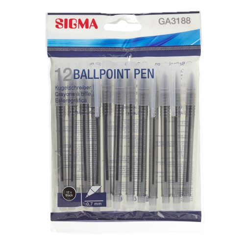 Ручки шариковые 12ШТ SIGMA
