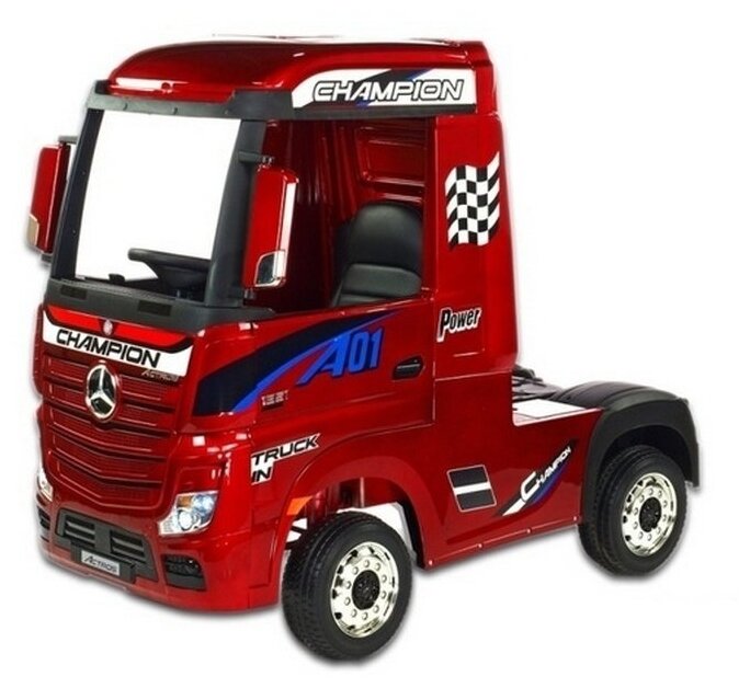 RiverToys Автомобиль Mercedes-Benz Actros HL358, вишневый глянец