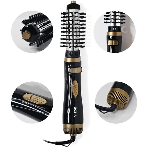 Профессиональный фен-стайлер RoziaPro В112Стайлер RoziaProдля волос Фен RoziaProкрутящаяся насадкауход за волосами3 режима 183500₽