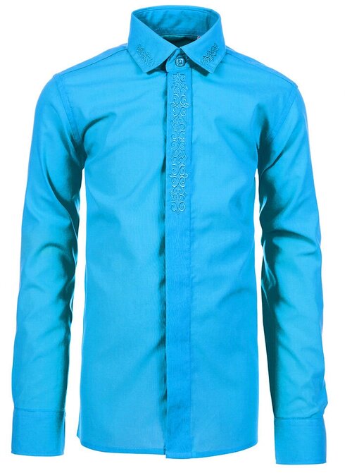 Школьная рубашка Imperator, размер 98-104, синий