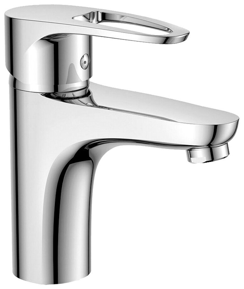 DR70011 DECOROOM Смеситель одноручный для умывальника монолитный хром