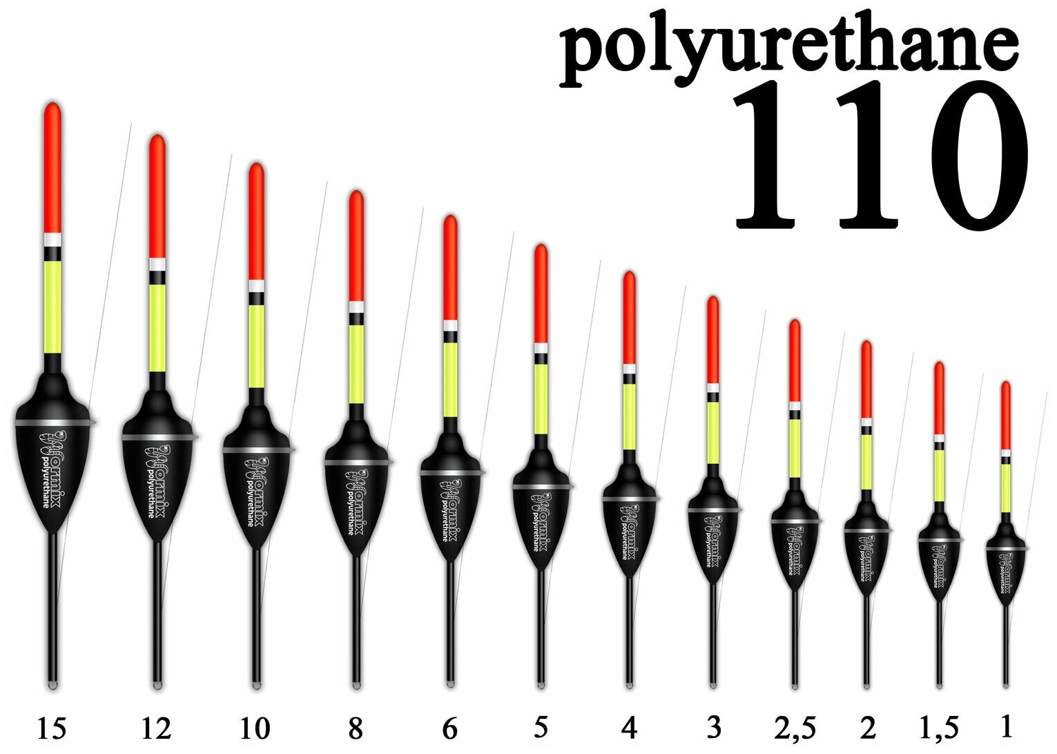 Wormix 110 Поплавок из полиуретана 6 гр уп.10 штук