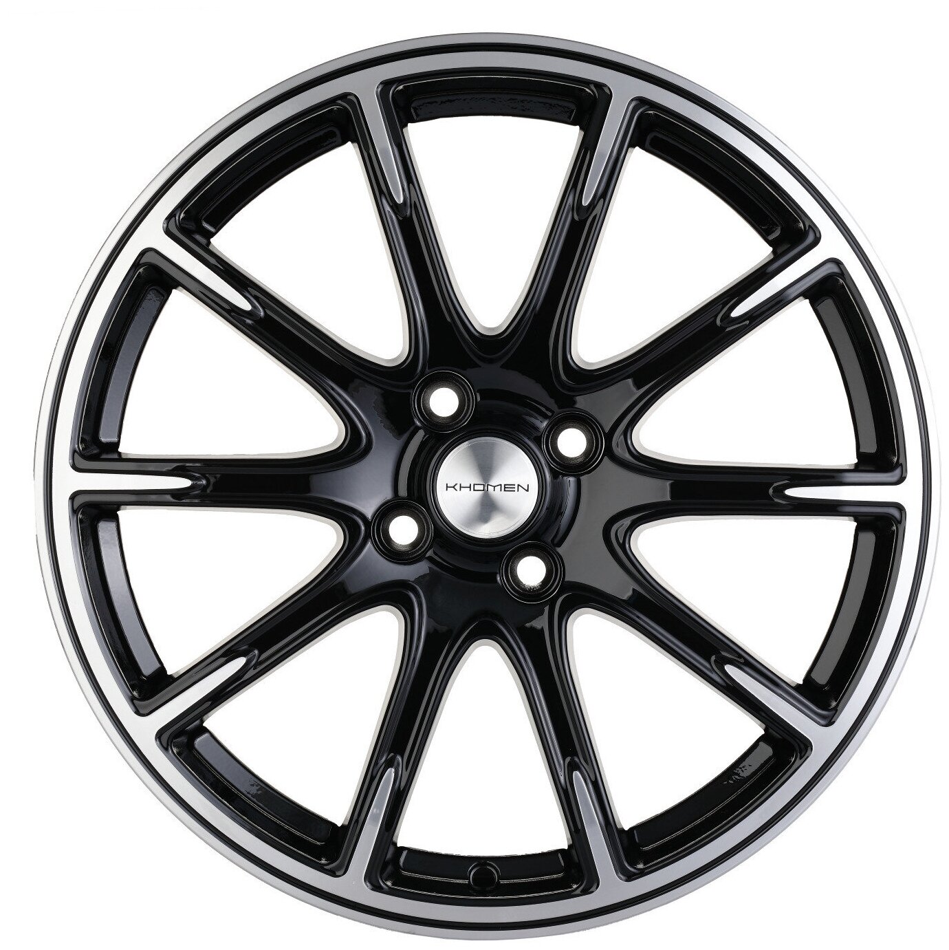 Колесный диск Khomen Wheels KHW1707 6.5x17 PCD 4x98 DIA 58.6 ET38 BLF