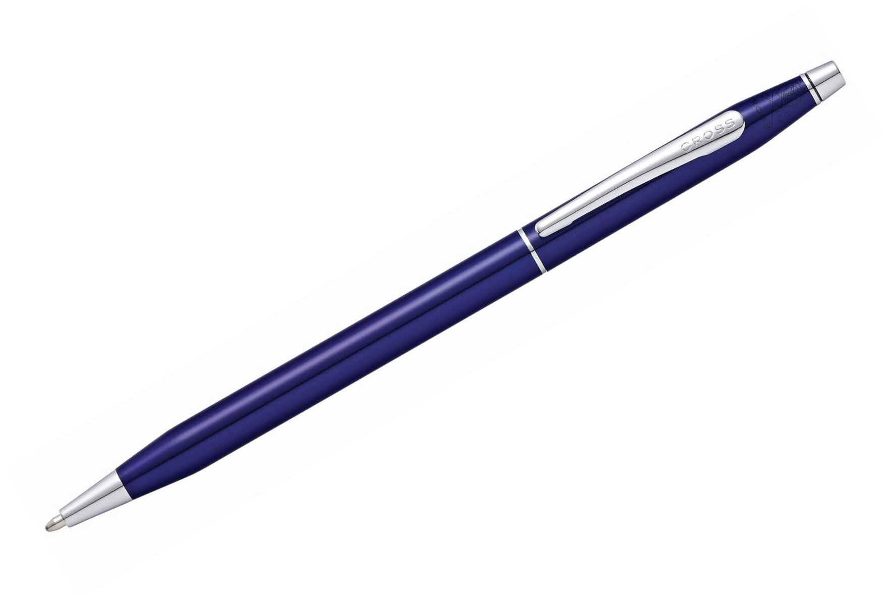 Cross AT0082-112 Шариковая ручка cross century classic, translucent blue lacquer