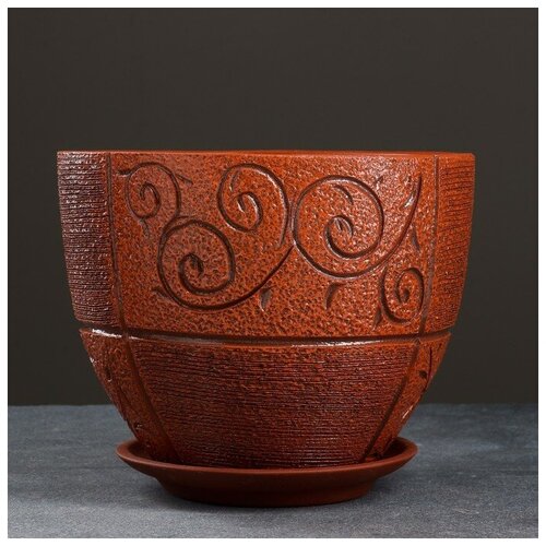 Горшок цветочный домино 3,5 л (1шт.)