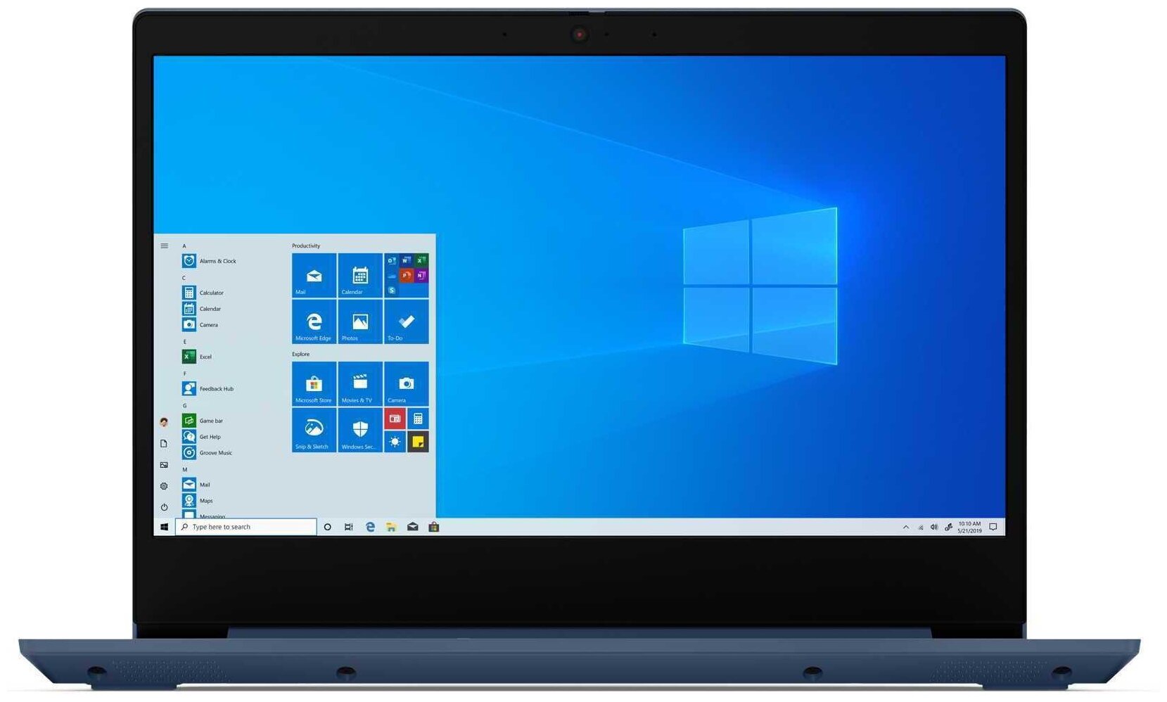 Ноутбук Lenovo IdeaPad 3 Gen 5 14 FHD TNCore i3-1005G14GB128GB SSDUHD GraphicsWin 10 HomeNoODDсиний 81WD0102RU