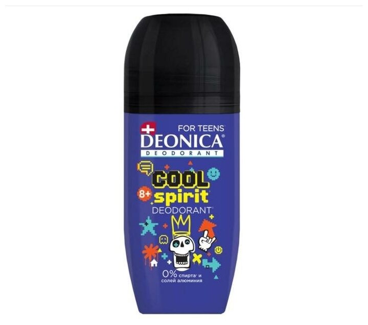 Дезодорант детский Deonica Cool Spirit, ролик, 50 мл