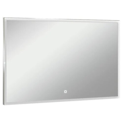 Зеркало с LED-подсветкой 80х60 TOPPUS, коллекция VELOUR, сенсорный выключатель с функцией плавного диммирования, алюминиевый профиль, 2911.007