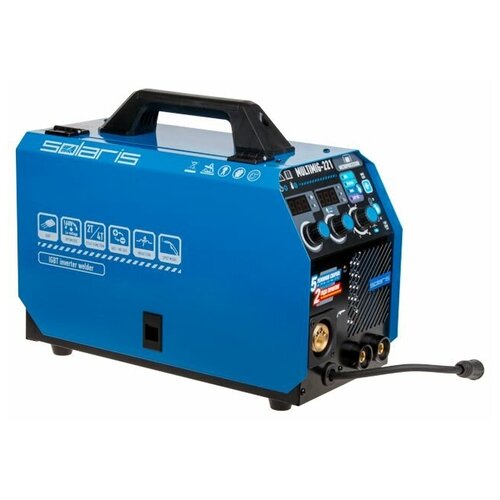 Сварочный аппарат инверторного типа Solaris MULTIMIG-221 MIGSPOTFLUXMMATIG 2146000₽