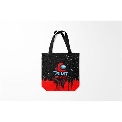 фото Сумка-шоппер / 40х40 см / геймерам / among us не верь никому burnettie