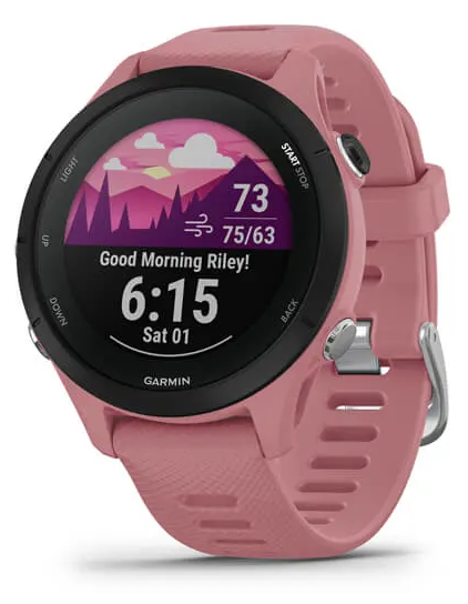 Часы Garmin 010-02641-13 Light Pink, спортивные - фото №1