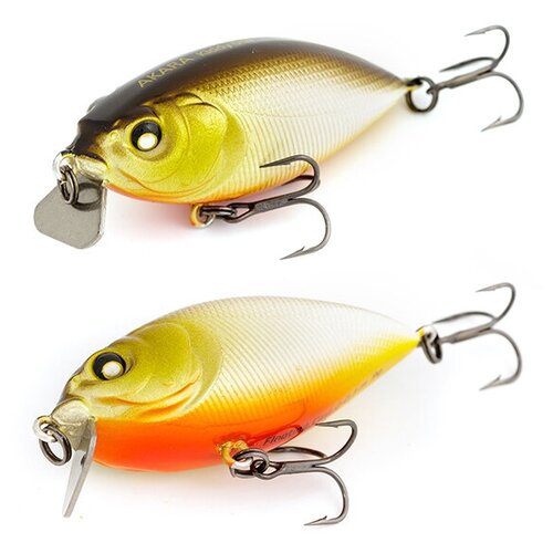 воблер hacker mad crank 55f цвет natural and orange belly Воблер Akara Kiddy 55F 9 гр. (1/3 oz 2,2 in) A76