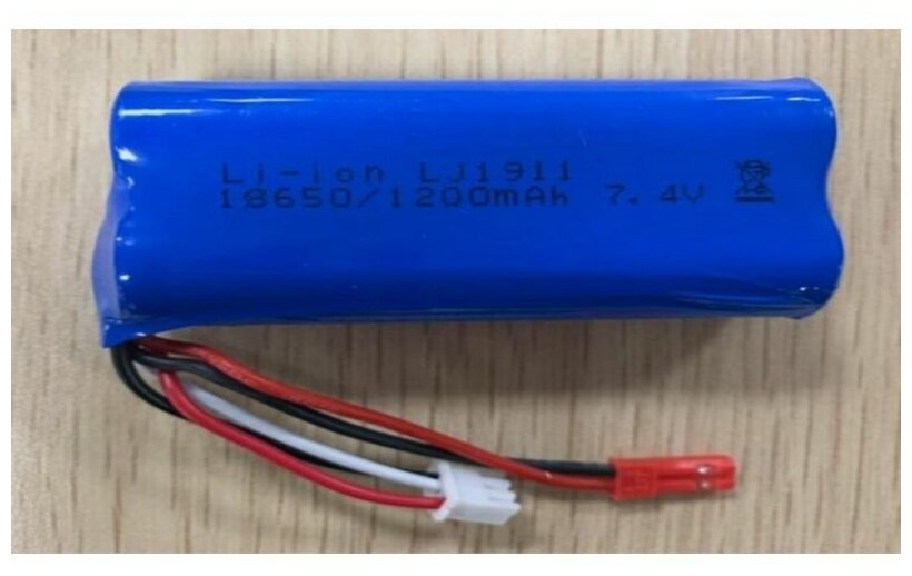 Аккумулятор Li-Po 1200mAh, 7.4V JST для Huina 1592, HNB-80072
