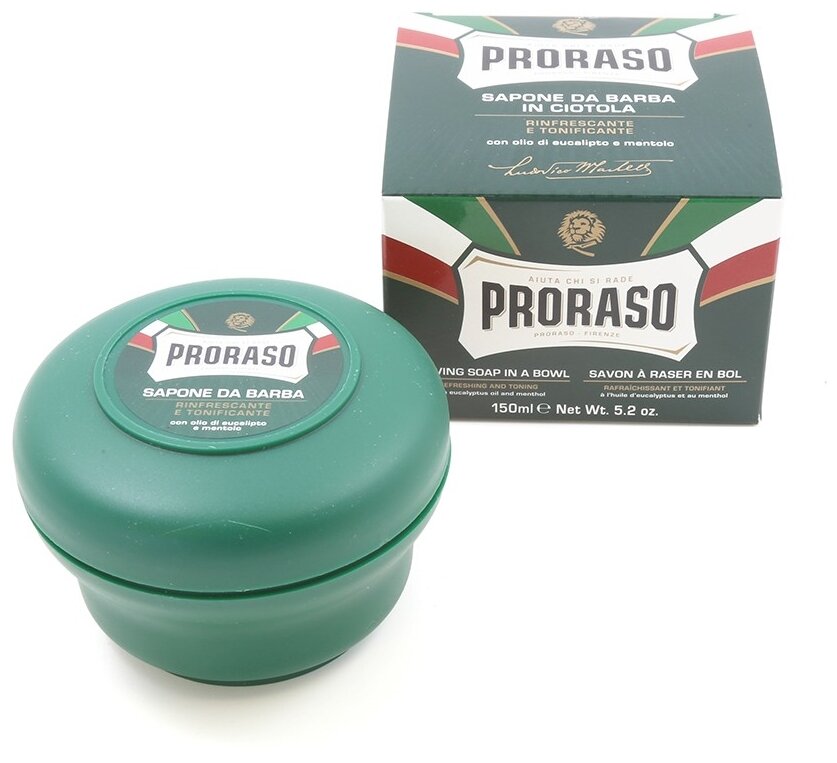 Proraso Мыло для бритья освежающее 150 мл (Proraso, ) - фото №4