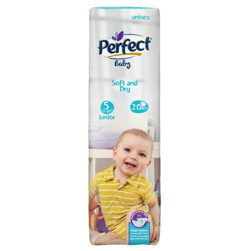 Подгузники для малышей Perfect Baby Junior 11-18кг, 5 размер, 20 шт.