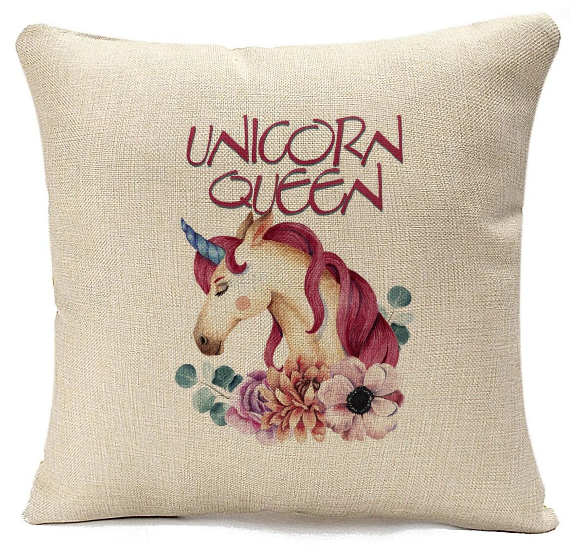 Подушка CoolPodarok Unicorn queen