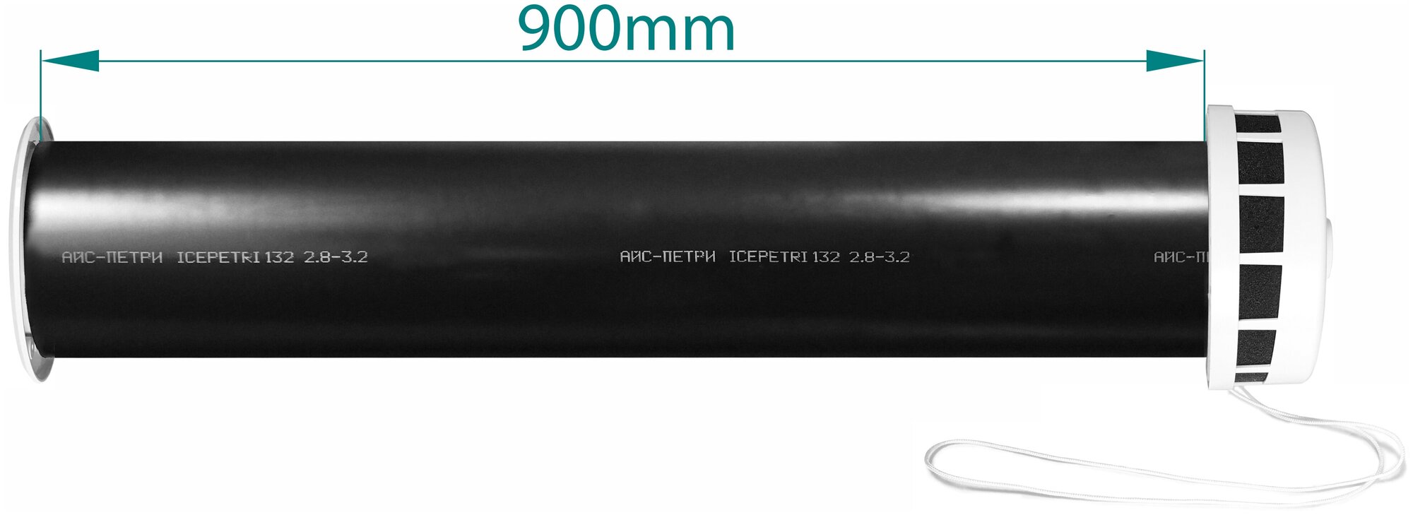 Приточный клапан КИВ-125 icepetri 900мм с к. базальтом и алюминиевой реш. в фирменной коробке - фотография № 2