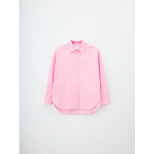 фото Рубашка sela, размер 134, розовый
