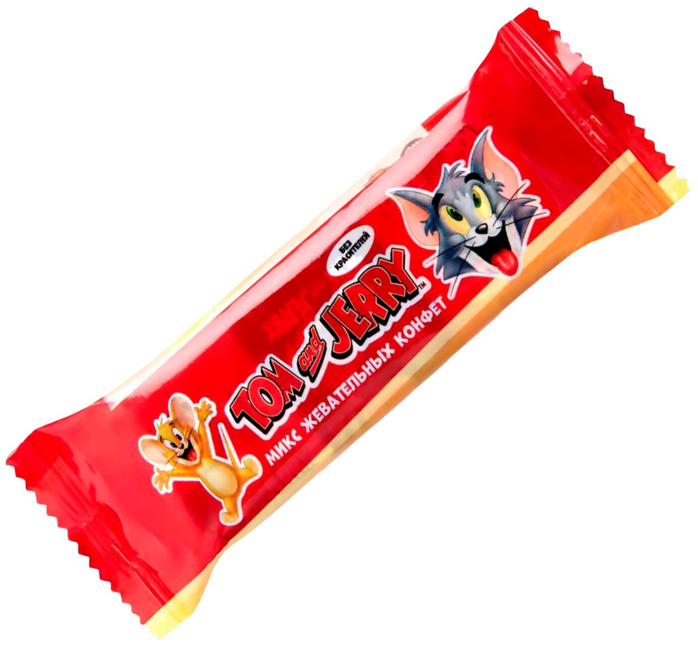 Жевательные конфеты Tom & Jerry сладости том и джерри микс вкусов (3 шт. по 34,5 гр.) - фотография № 2