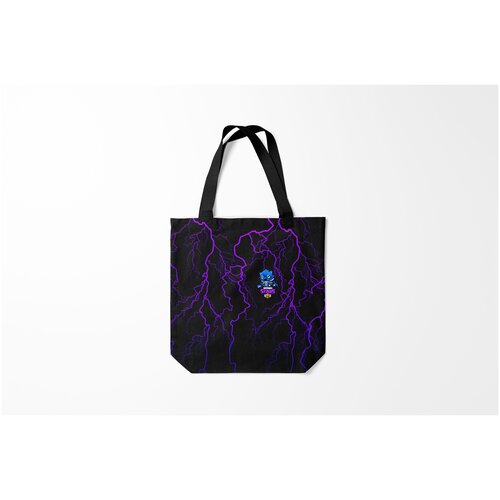 фото Сумка-шоппер / 40х40 см / геймерам / brawl stars leon burnettie